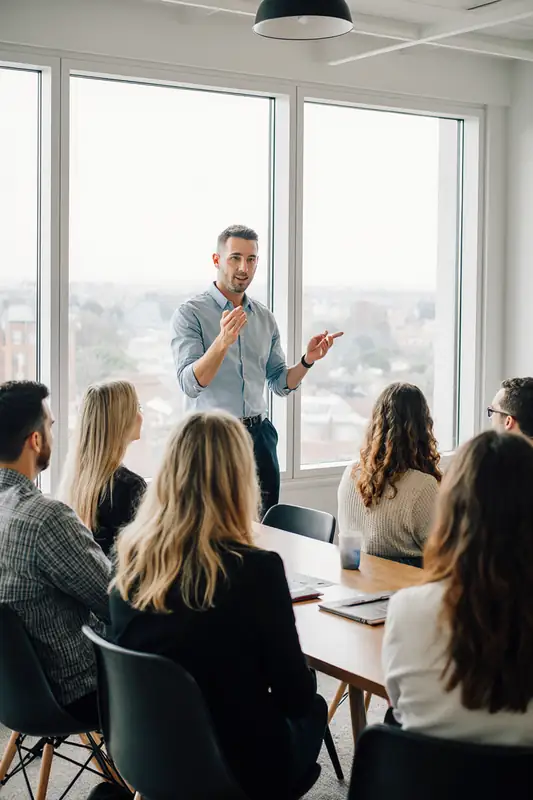 Workplace training session