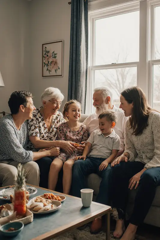 A multi-generational family